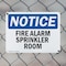 Signmission Fire Alarm Sprinkler Room, 10 in W x Rectangle, Plastic OS-2PACK-NS-P-710-L-12546 - alternate 6